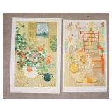 1096	LOT OF TWO THOMAS MORAN ART POSTERS BY THE NEW YORK GRAPHIC SOCIETY. BOTH ARE *MONTEREY, CALIFO