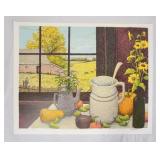 1098	LOT OF TWO CLAUDE MONET PRINTS BY SHOREWOOD REPRODUCTIONS INC. *WATER LILLIES* & *SEA ROSES. BO