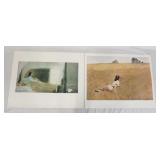 1106	LOT OF TWO ANDREW WYETH ART POSTERS BY SHOREWOOD FINE ART REPRODUCTIONS; *CHAMBERED NAUTILUS* &