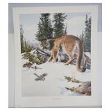 1114	SIGNED JANENE GRENDE UTTER LIMITED EDITION PRINT *THE GETAWAY* NO. 87/275 PENCIL SIGNED LOWER L