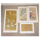 1127	LOT OF FOUR ASIAN ART POSTERS BY NEW YORK GRAPHIC SOCIETY. LOT INCLUDES; *MID AUTUMN* BY SHUNSO