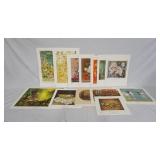 1134	LARGE LOT OF ART PRINTS BY VARIOUS ARTISTS INCLUDING FRANS VAN LAMSWEERDE, SALVIDOR DALI, LYDIA