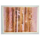 1135	ORIGINAL WATERCOLOR SIGNED P. DAVIS-GANEK. IT IS PENCIL SIGNED LOWER RIGHT. IMAGE MEASURES 29 1