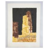 1137	SIGNED MARTHA SLAYMAKER LIMITED EDITION PRINT TITLED *ANASAZI STRUCTURES* NO. 64/85 PENCIL SIGN