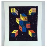 1153	SIGNED PETER GRASS LIMITED EDITION PRINT NO 157/200. 31 IN X 26 1/4  IN. 