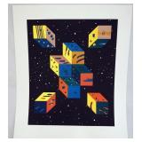 1155	SIGNED PETER GRASS LIMITED EDITION PRINT NO 155/200. 31 IN X 26 1/4  IN. 