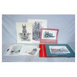 1167	LARGE LOT OF JOHN PAUL EBERHARD ART PRINTS, POSTERS, LIMITED EDITION PRINTS ETC. MANY OF WHICH 