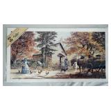 1173	SIGNED LEE ROBERSON LIMITED EDITION PRINT TITLED *BUSY DAY AT CABLE MILL*  FROM ECHOES OF CADES