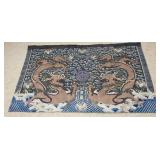 1007	OUTSTANDING HAND SEWN ASIAN TAPESTRY W/CHINESE DRAGONS, 5 FT 6 IN X 8 FT 6 IN