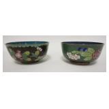 1031	TWO CLOISONNE BOWLS, 4 1/2 IN X 2 IN