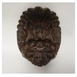 1036	CARVED COCOBOLO EXOTIC MASK, 7 1/2 IN