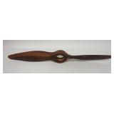 1156	SMALL SIZE PROPELLER, CARVED WOOD, 27 7/8 IN