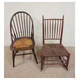 1173	RUSH SEAT ROCKER AND CHAIR
