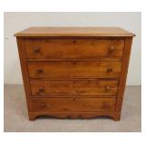 1178	PINE COUNTRY 4 DRAWER CHEST, 17 1/2 IN D X 39 IN W X 35 1/4 IN HIGH
