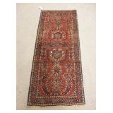 1187	ORIENTAL THROW RUG, 5 FT X 2 FT 2 IN