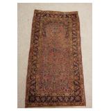 1191	ORIENTIAL THROW RUG, 4 FT X 2 FT