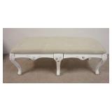 1201	TUFTED UPHOLSTERED WINDOW BENCH, 49 IN W X 20 IN H X 19 IN D