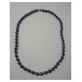 1286	ASIAN PORCELAIN BEADED NECKLACE IT IS 27 IN L