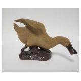 1014	MUD DUCK, IMPRESSED MADE IN CHINA, 10 1/2 IN LONG X 7 IN HIGH