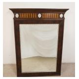 1062	ETHAN ALLEN BEVELED GLASS MIRROR, 3 IN X 51 IN