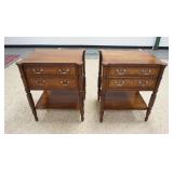 1064	2 PAIR ETHAN ALLEN NIGHT STANDS