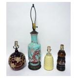 1072	LOT OF 4 TABLE LAMPS