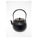 1077	ASIAN METAL TEA POT, 9 1/2 IN HIGH