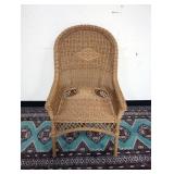 1099	PIER ONE WICKER STYLE PATIO ARM CHAIR