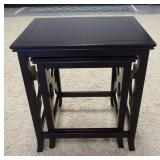 1107	NEST OF TABLES LARGEST IS 23 IN X 18 IN, 26 1/2 IN H 