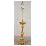 1227	GILT FLOOR LAMP. 49 1/4 IN H