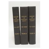 1234	3 VOLUMES OF THE HISTORY OF MIDDLESEX COUNTY NJ. JOHN P. WALL & HARLOD PICKERSGIL, EDITORS 1921