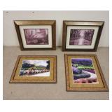1247	LOT OF FRAMED PHOTOS & ARTWORK