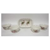 1253	5 PIECES OF CHARTER CLUB WINTER GARLAND