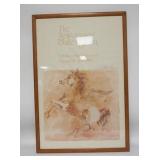 1303	B.N. PISZED OIL ON CANVAS 1969, 29 1/4 IN X 35 1/4 IN INCLUDING FRAME