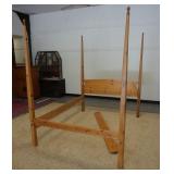 1084	MUSEUM OF AMERICAN FOLD ART 4 POSTER BED *AUTHENTIC REPRODUCTION* 61 IN WIDE X 81 IN LONG X 83 