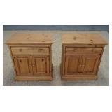 1088	PAIR OF LANE ONE DRAWER, 2 DOOR NIGHTSTANDS, 24 IN X 16 IN X 26 IN HIGH