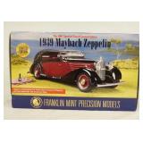 1016	1939 MAYBACH ZEPPLIN 1:24 SCALE FRANKLIN MINT LIMITED EDITION MODEL IN ORIGINAL BOX. 