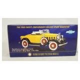 1017	1932 CHEVY CONFEDERATE DELUXE SPORT ROADSTER 1:24 SCALE FRANKLIN MINT PRECISION MODEL IN ORIGIN
