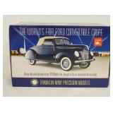 1019	THE WORLDS FAIR 1939 FORD CONVERTIBLE COUPE 1:24 SCALE FRANKLIN MINT PRECISION MODEL IN ORIGINA