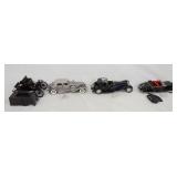 1022	LOT OF FOUR FRANKLIN MINT 1:24 SCALE DIE CAST MODEL CARS. LOT INCLUDES A 1899 PACKARD, A 1933 D