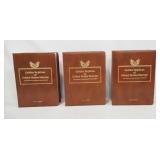1026	LOT OF THREE GOLDEN REPLICAS OF THE UNITED STATES STAMP ALBUMS. ALBUMS CONTAIN FIRST DAY COVERS