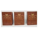1028	LOT OF THREE GOLDEN REPLICAS OF THE UNITED STATES STAMP ALBUMS. ALBUMS CONTAIN FIRST DAY COVERS