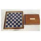 1036	CIVIL WAR CHESS & CHECKERS SETS. THE CHESS SET MEASURES 12 3/4 SQ 