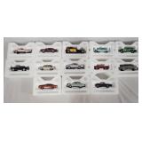 1042	LOT OF 13 FRANKLIN MINT 1:43 SCALE DIE CAST MODEL CARS.