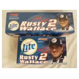 1047	LOT OF TWO LIMITED EDITION RUSTY WALLACE NASCAR ACTION COLLECTABLES MODELS. LOT INCLUDES A 1:64