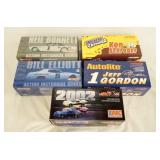 1064	LOT OF FIVE ACTION COLLECTABLES LIMITED EDITION NASCAR 1:24 SCALE MODEL CARS. ALL COME W/ ORIGI