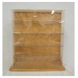 1089	DISPLAY CASE FOR MODEL CARS. 25 IN X 20 3/4 IN, 7 1/2 IN DEEP 