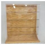 1093	DISPLAY CASE FOR MODEL CARS. 25 IN X 20 3/4 IN, 7 1/2 IN DEEP 