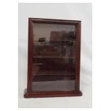 1096	DISPLAY CASE FOR MODEL CARS. 15 1/2 IN X 12 1/4 IN, 4 IN DEEP. 