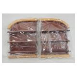 1100	LOT OF TWO DISPLAY SELVES FOR MODEL CARS SEALED IN PLASTIC BAGS. THEY ARE BOTH APP. 17 IN X 13 